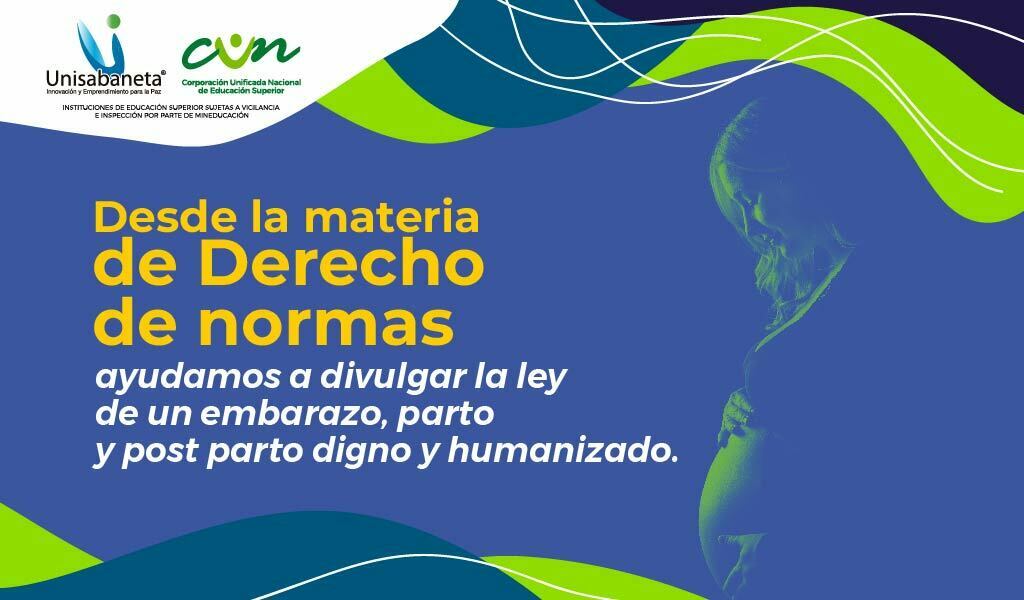Desde la materia de Derecho de normas ayudamos a divulgar la ley 1 banner agora Mesa de trabajo 1