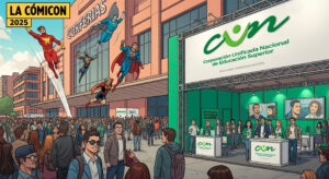 La CUN en la Comic Con 2025 diseño historieta