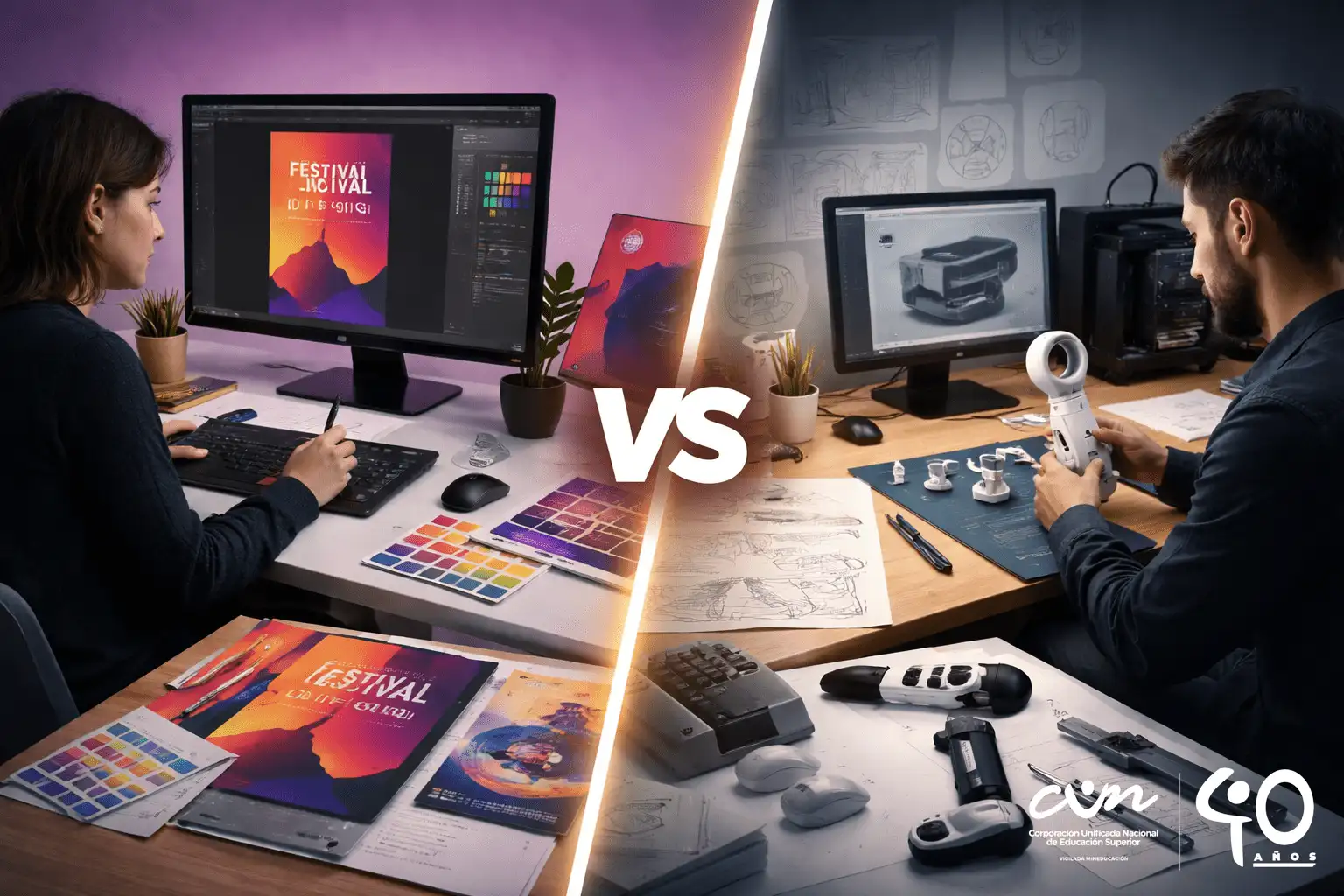 ¿Qué diferencia hay entre Diseño Gráfico y Diseño Industrial?