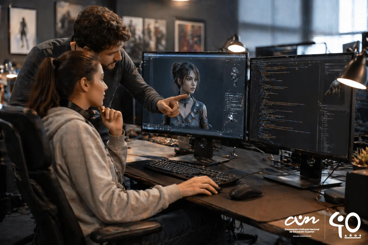 Estudia especialización en diseño y desarrollo de videojuegos