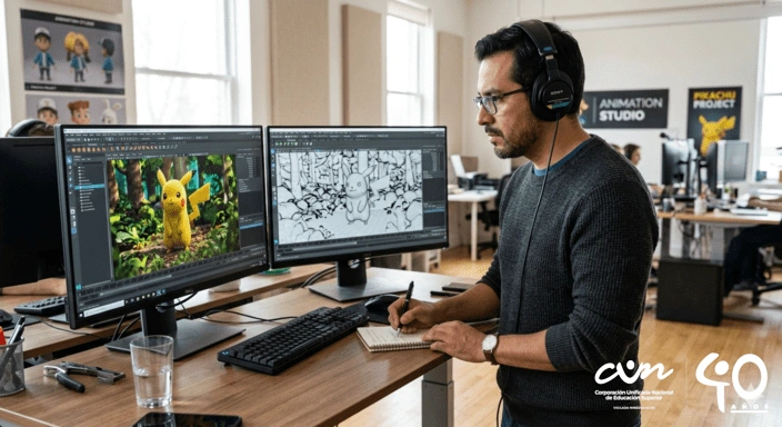 Diseñador gráfico Motion Graphics y animación